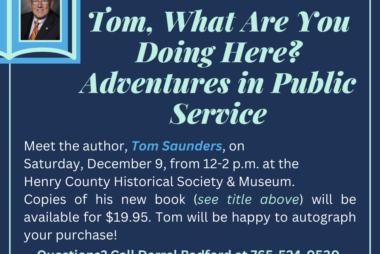 New book by Tom Saunders!